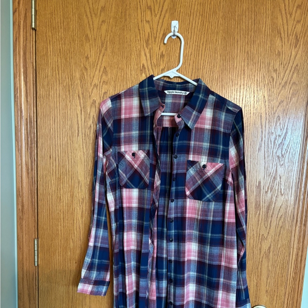 Hippie Laundry Multicolor Plaid Shirt